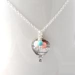 Air Balloon Necklace - Love Is In The Air - Up Up..