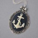 Anchor Necklace, Nautical Necklace, Bow Necklace,..