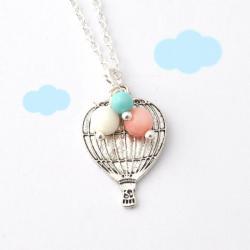 Hot Air Balloon Necklace -..